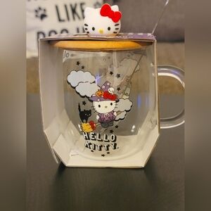 Hello Kitty Halloween Glass Mug